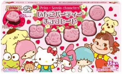 ペコＸサンリオいちごパーティチョコレート 不二家
