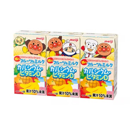 アンパンマンフルーツ＆ミルクＣａ・ビタミンＤ 明治