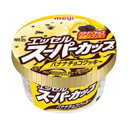 エッセルスーパーカップ　バナナチョコクッキー