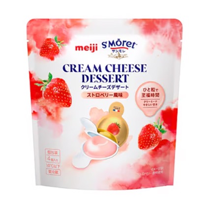 サンモレクリームチーズデザート　ストロベリー風味 明治
