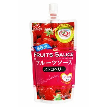 フルーツソース　ストロベリー 森永乳業