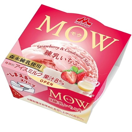 ＭＯＷ　練乳いちご 森永乳業