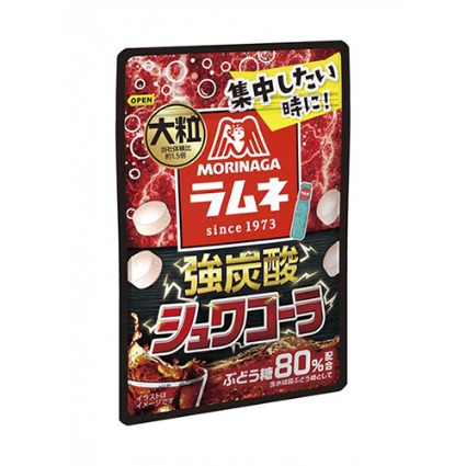 大粒ラムネ強炭酸シュワコーラ 森永