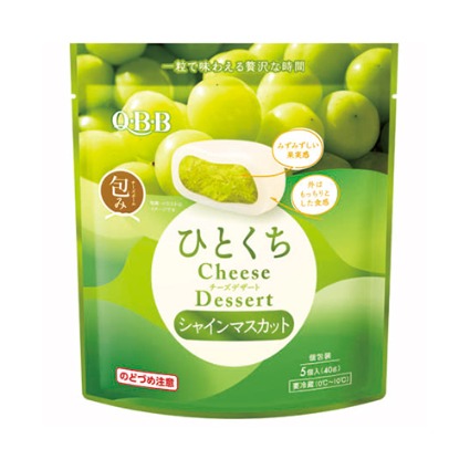 ひとくちチーズデザート　シャインマスカット ＱＢＢ