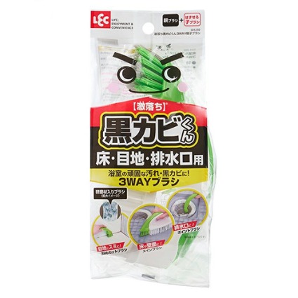 激落ち黒カビくん３ＷＡＹ親子ブラシ レック