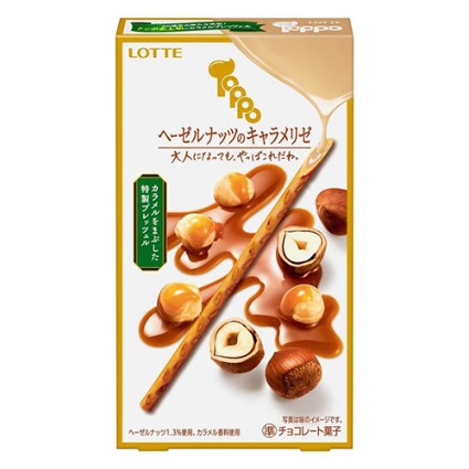 トッポ　ヘーゼルナッツのキャラメリゼ ロッテ