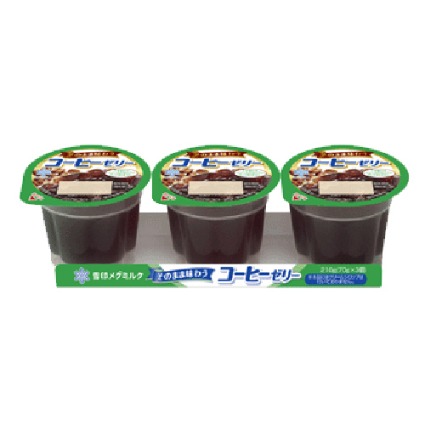 そのまま味わうコーヒーゼリー 雪印メグミルク