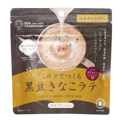ミルクでつくる黒豆きなこラテ つぼ市製茶本舗