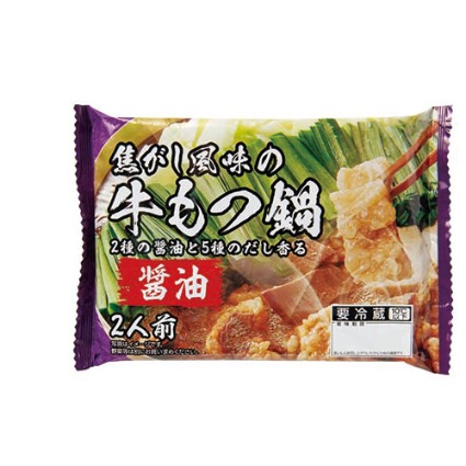 焦がし風味の牛もつ鍋醤油