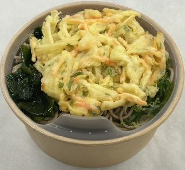 淡路島産玉葱使用　かき揚げそば 