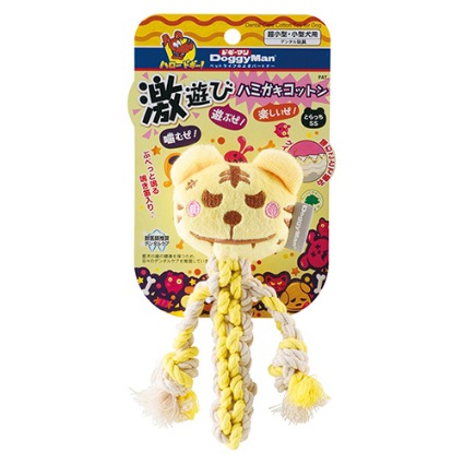 激遊びハミガキコットン　とらっち ドギーマンハヤシ