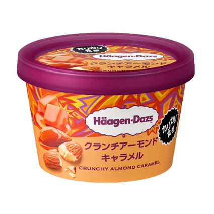 ミニカップ　クランチアーモンドキャラメル