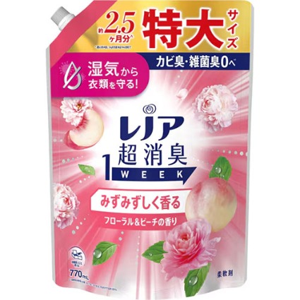 レノア超消臭１ｗｅｅｋフローラル＆ピーチ詰替特大 Ｐ＆Ｇ
