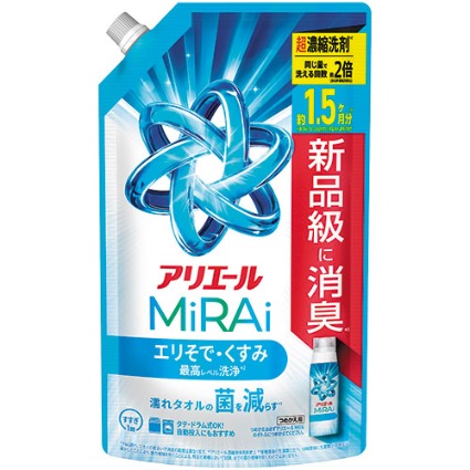 アリエールミライ超濃縮詰替特大 Ｐ＆Ｇ