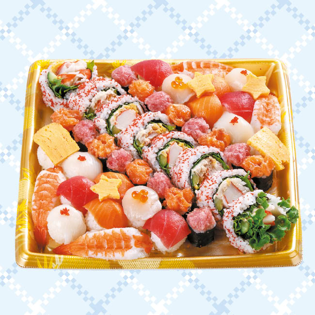 クリスマスパーティー寿司