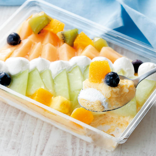 父の日　生フルーツトライフル大（メロンミックス）