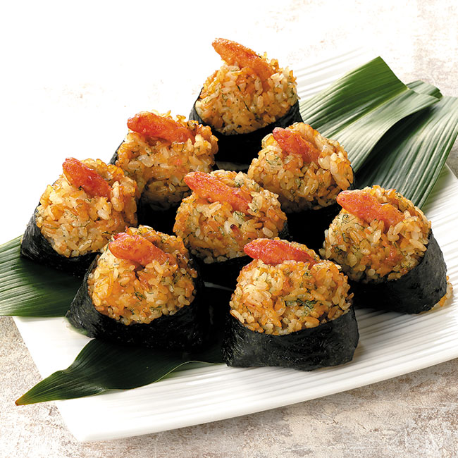 店内手握り海老天むす　8個